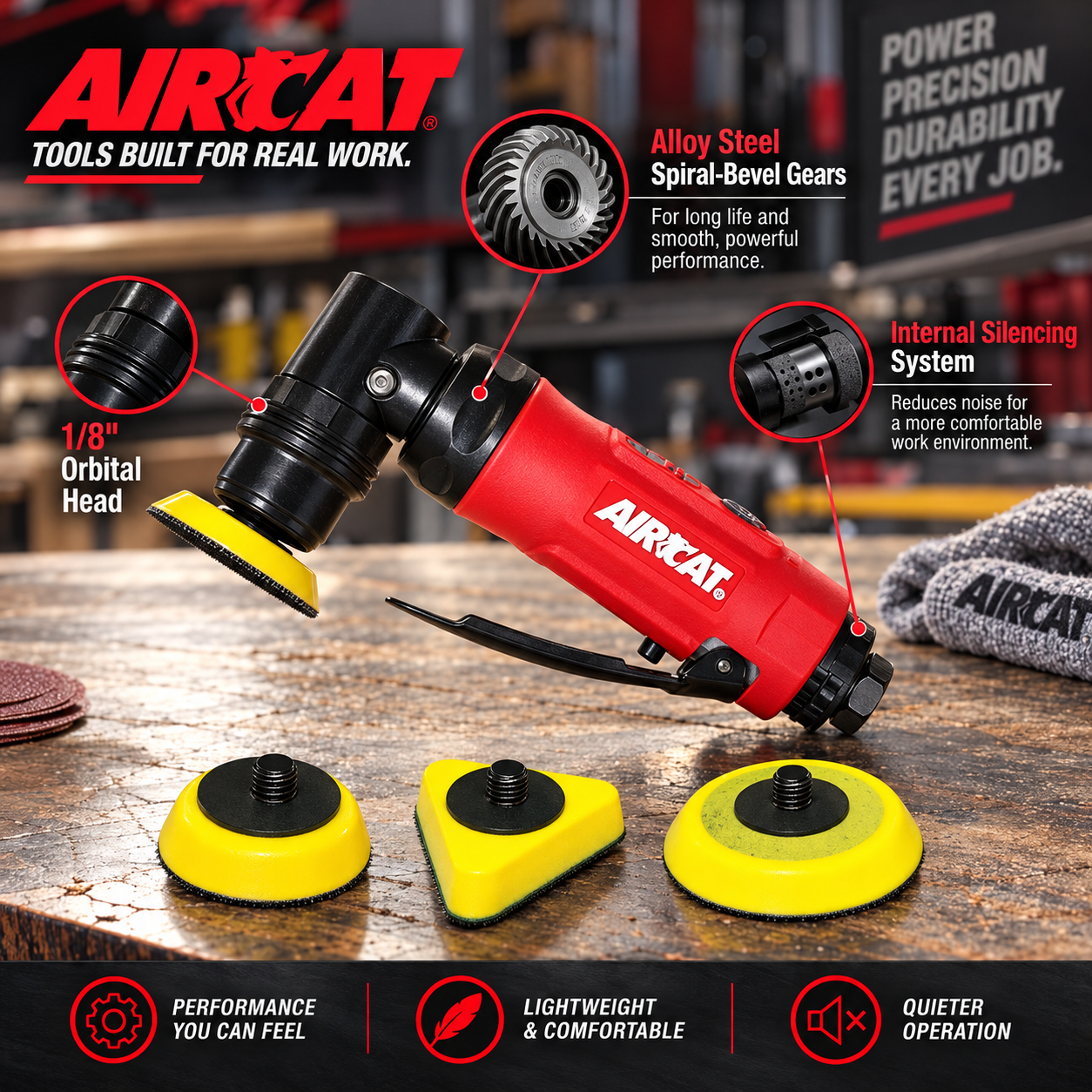 AIRCAT 6320-K / Spot sander and polisher - Image 2