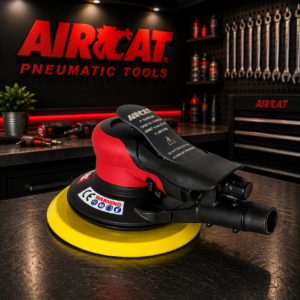 AIRCAT 6700-6-336CV   /  6”  palm sander  / central vacuum  /  5mm Orbit
