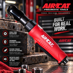AIRCAT 802 -  3/8″ composite twin pawl ratchet